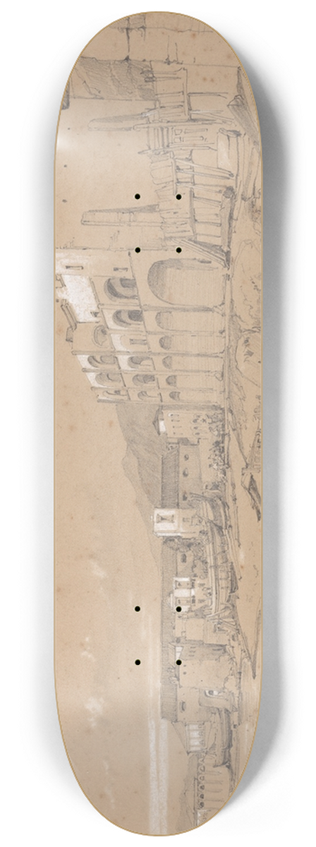 William Leighton Leitch - Castallemare 8.25 inch art skate deck