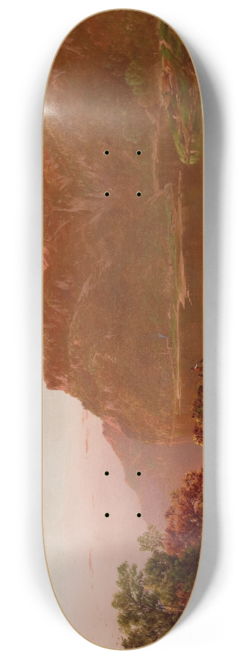 William Louis Sonntag - View of the Adirondacks 8.25 inch art skate deck