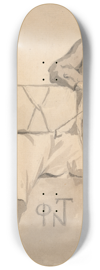 William Marlow - The Turkish Porter 8.25 inch art skate deck