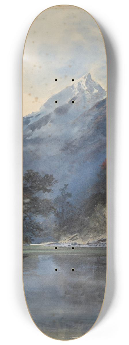 William Mathew Hodgkins - On the Arthur River 8.25 inch art skate deck