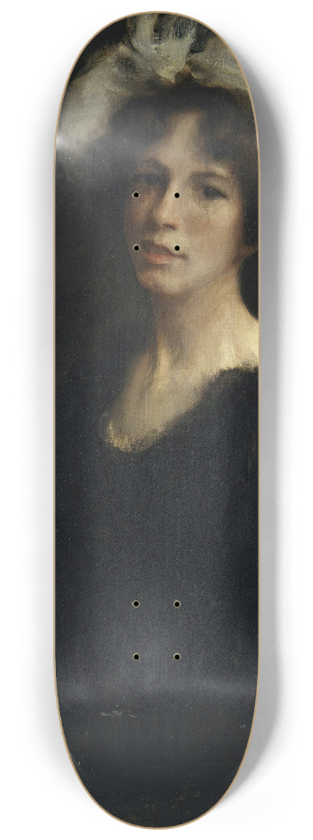 William Merritt Chase - Bessie Potter 8.25 inch art skate deck