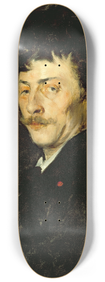 William Merritt Chase - Pablo de Sarasate; Portrait of a Violinist 8.25 inch art skate deck