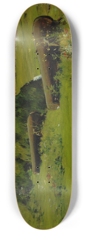 William Merritt Chase - Peace, Fort Hamilton 8.25 inch art skate deck