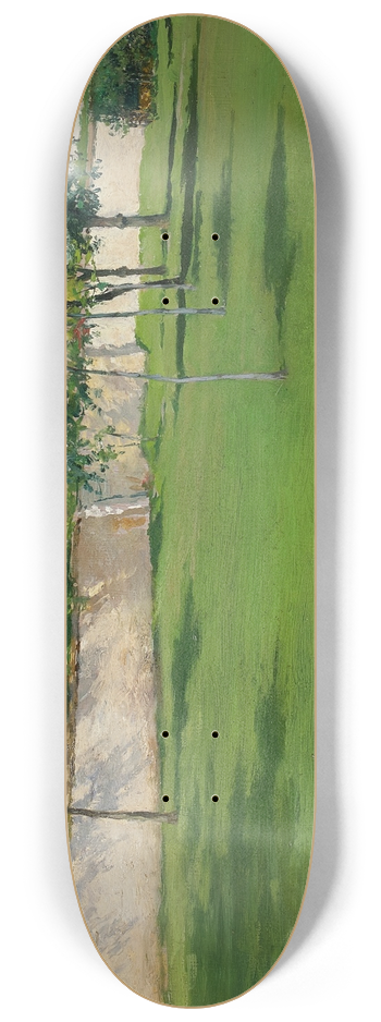 William Merritt Chase - Summer-Time 8.25 inch art skate deck