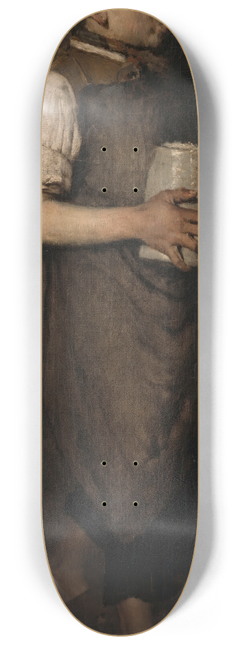 William Merritt Chase - The Whistling Boy 8.25 inch art skate deck