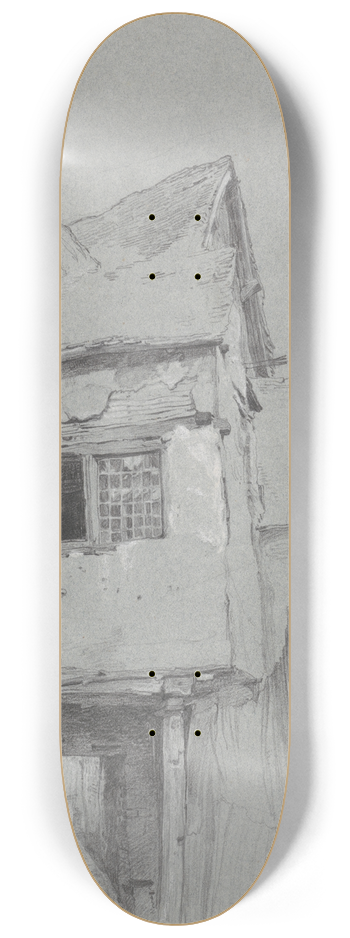 William Mulready - An Alley with a Passage through a House 8.25 inch art skate deck
