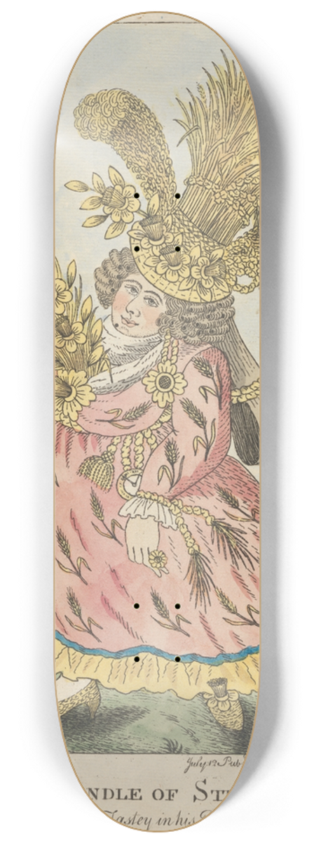 William O'Keefe - A Bundle of Straw 8.25 inch art skate deck