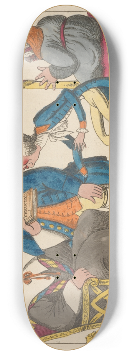 William O'Keefe - Inspection of Property and Income, John Bull and The Inquisition 8.25 inch art skate deck