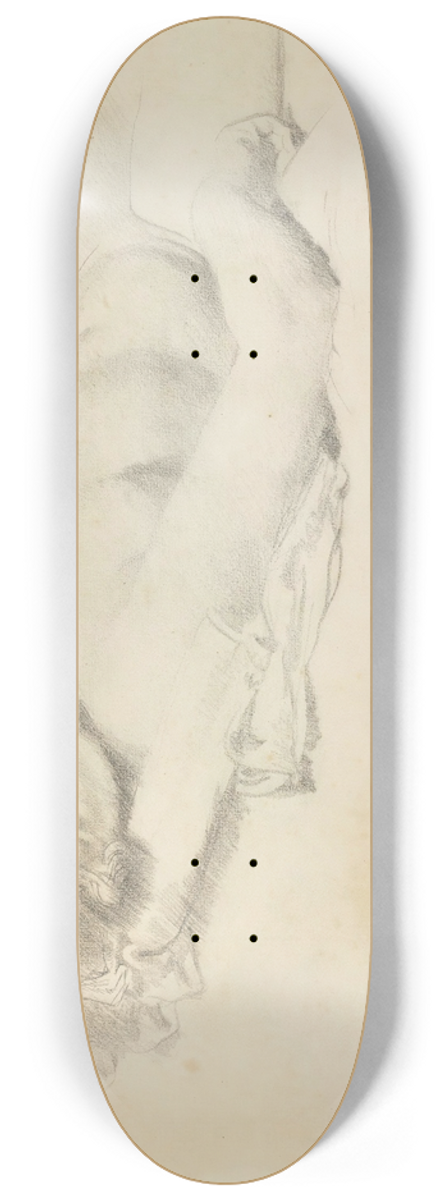 William Orpen - Reclining Nude 8.25 inch art skate deck