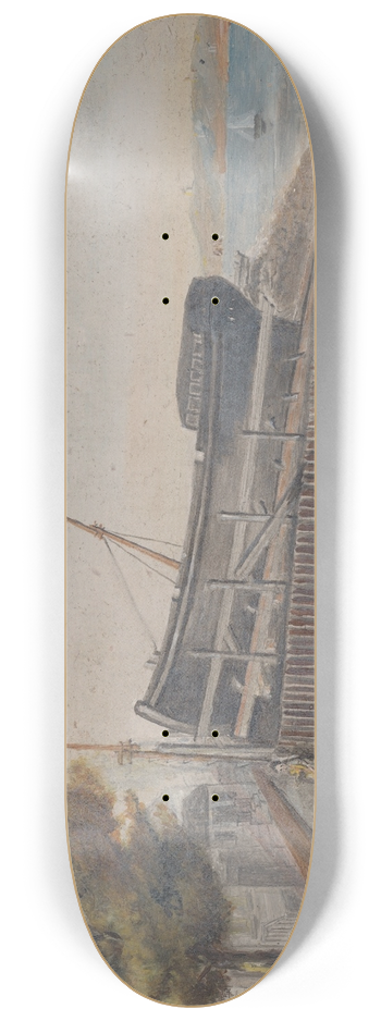 William P. Chappel - Bergs Ship Yard 8.25 inch art skate deck