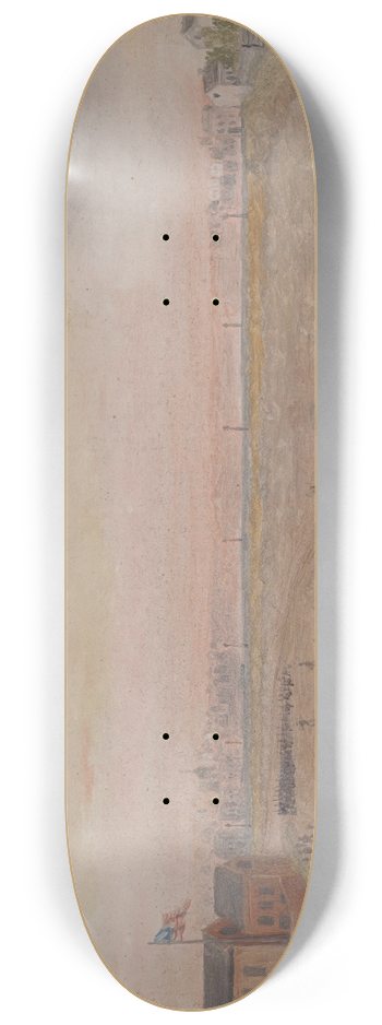 William P. Chappel - Militia Drilling 8.25 inch art skate deck