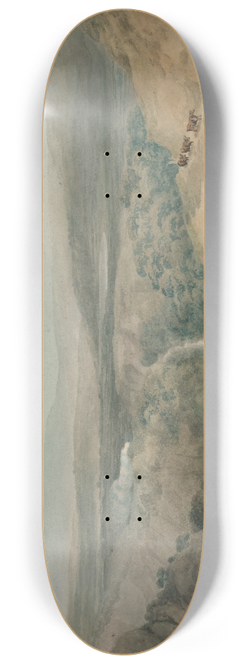 William Pearson - View of Snowdon from Moel Hebog, North Wales 8.25 inch art skate deck
