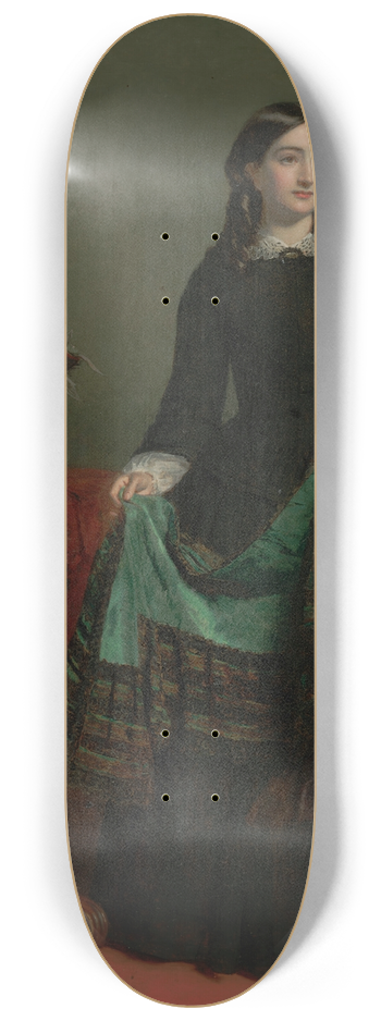 William Powell Frith - Kate Nickleby at Madame Mantalinis 8.25 inch art skate deck