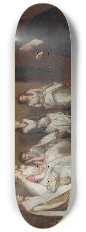 William Quiller Orchardson - The Story of a Life 8.25 inch art skate deck