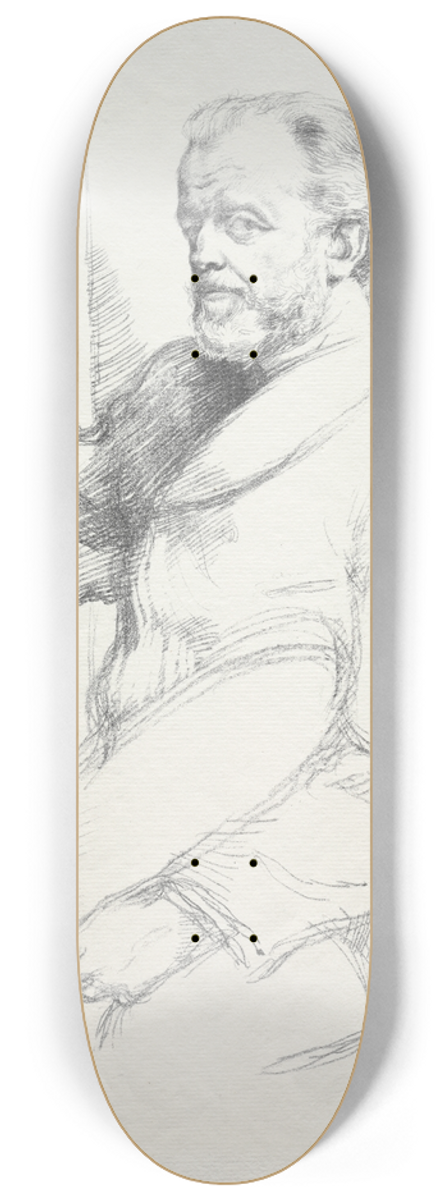 William Rothenstein - Henri Fantin-Latour 8.25 inch art skate deck