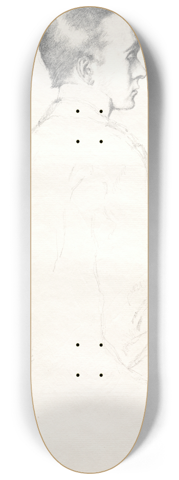 William Rothenstein - Max Beerbohm 8.25 inch art skate deck