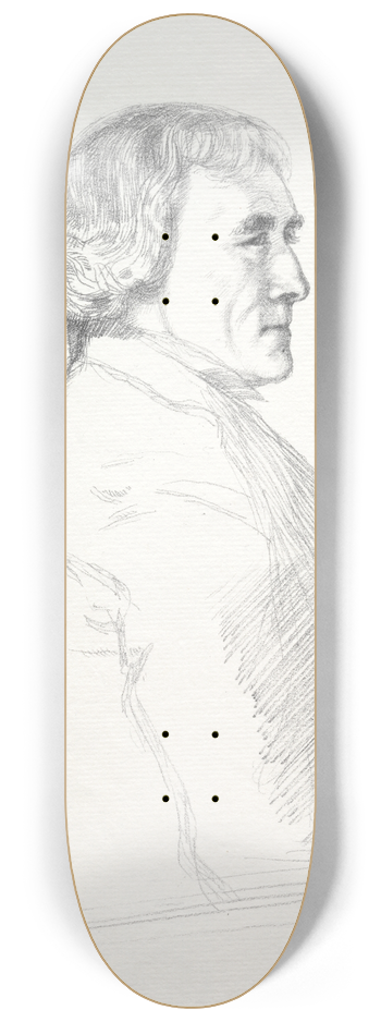 William Rothenstein - Sir Henry Irving 8.25 inch art skate deck