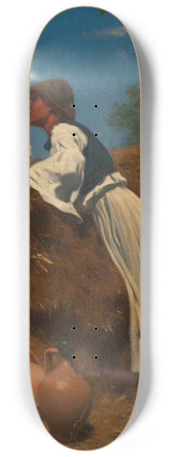 August von Pettenkofen - Der Kuss II 8.25 inch art skate deck