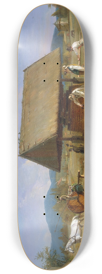 William Sidney Mount - Cider Making 8.25 inch art skate deck