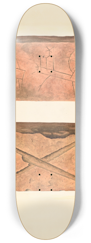 William Spiecker - Bishop Hill  Building Bricks 8.25 inch art skate deck