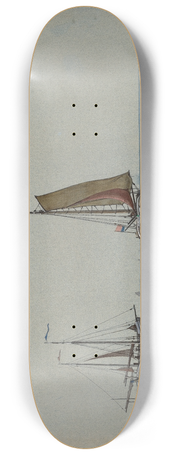 William Stanley Haseltine - Blankenberge No.3 8.25 inch art skate deck