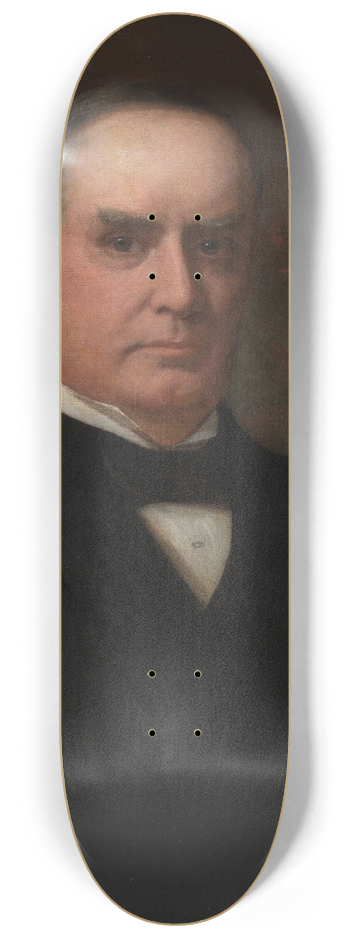 William Thomas Mathews - William McKinley 8.25 inch art skate deck