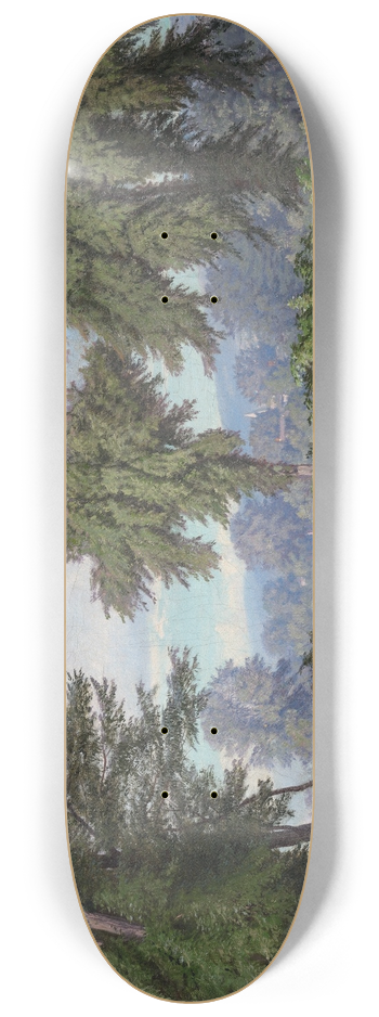 William Trost Richards - Landscape 8.25 inch art skate deck