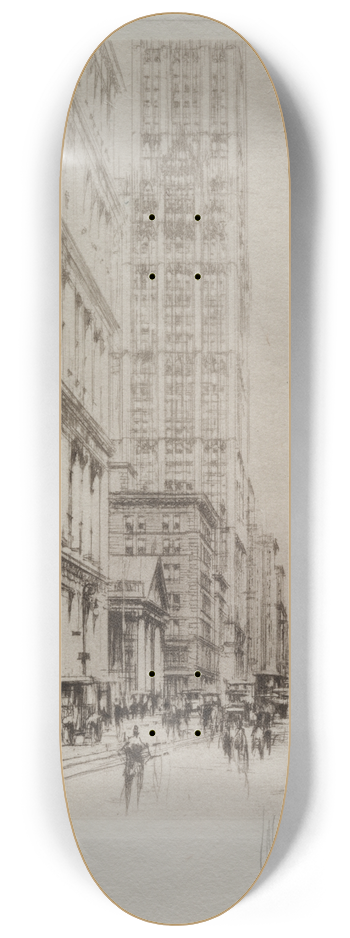 William Walcot - Lower Broadway 8.25 inch art skate deck