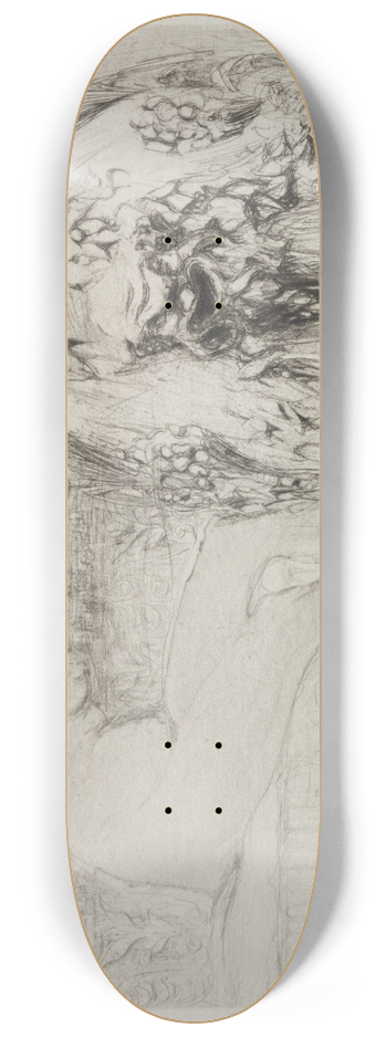 William Walcot - The Bacchante and the Young Faun 8.25 inch art skate deck