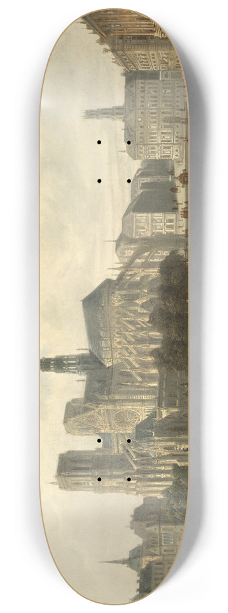 August Von Siegen - Notre Dame, Paris 8.25 inch art skate deck