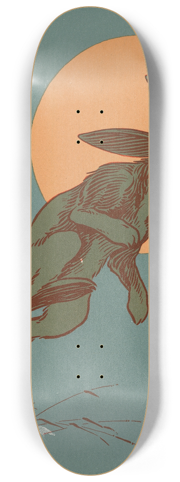 William Wallace Denslow - Denslows Mother Goose Pl 09 8.25 inch art skate deck
