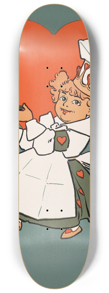 William Wallace Denslow - Denslows Mother Goose Pl 30 8.25 inch art skate deck