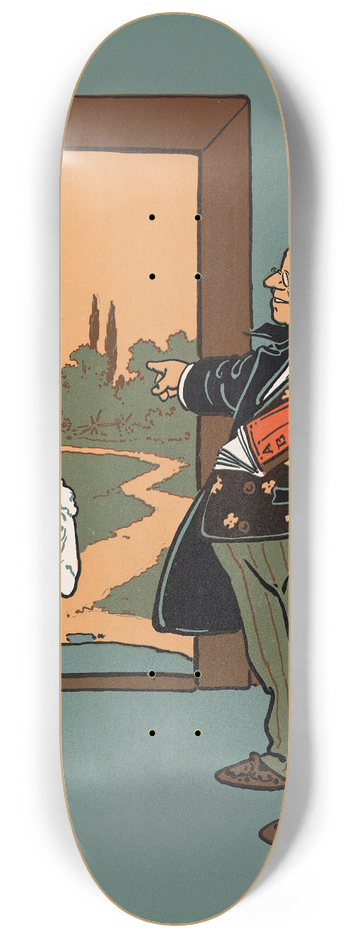 William Wallace Denslow - Denslows Mother Goose Pl 39 8.25 inch art skate deck