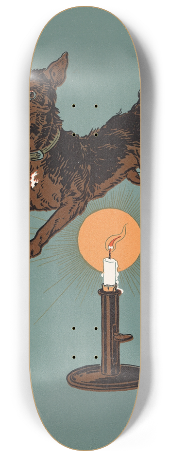William Wallace Denslow - Denslows Mother Goose Pl 49 8.25 inch art skate deck
