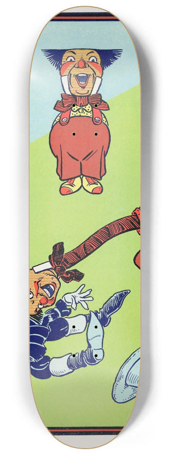 William Wallace Denslow - The head shot forward and struck the Scarecrow 8.25 inch art skate deck
