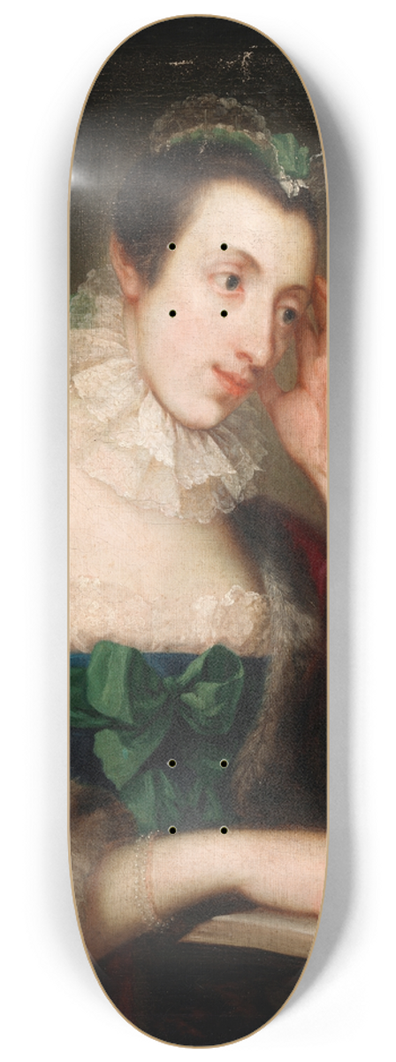 William Watson - Portrait of a Young Lady 8.25 inch art skate deck