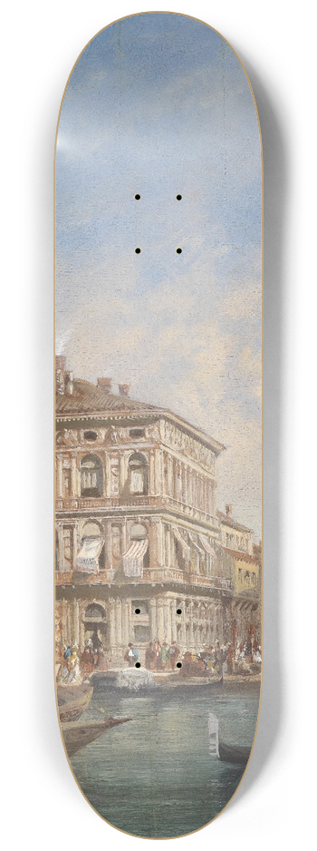 William Wyld - Venezia San Geremia 8.25 inch art skate deck