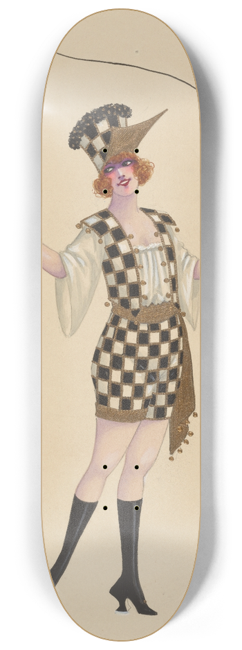 Will R. Barnes - 13-Black-Boys 8.25 inch art skate deck