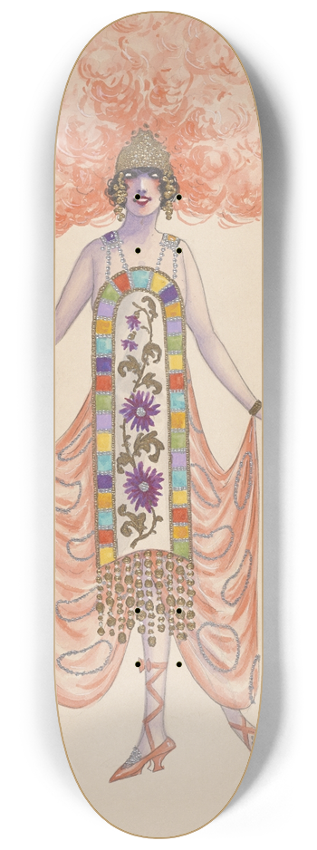 Will R. Barnes - 156-Oriental Review 8.25 inch art skate deck