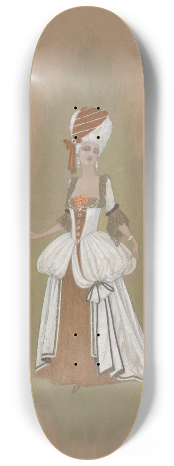 Will R. Barnes - 1 Queen of the Burning Mountain 8.25 inch art skate deck