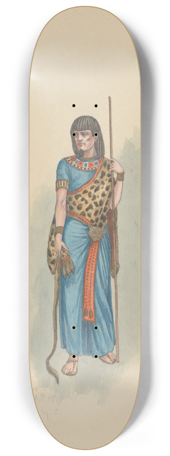 Will R. Barnes - 2 High Priest Egypt 8.25 inch art skate deck