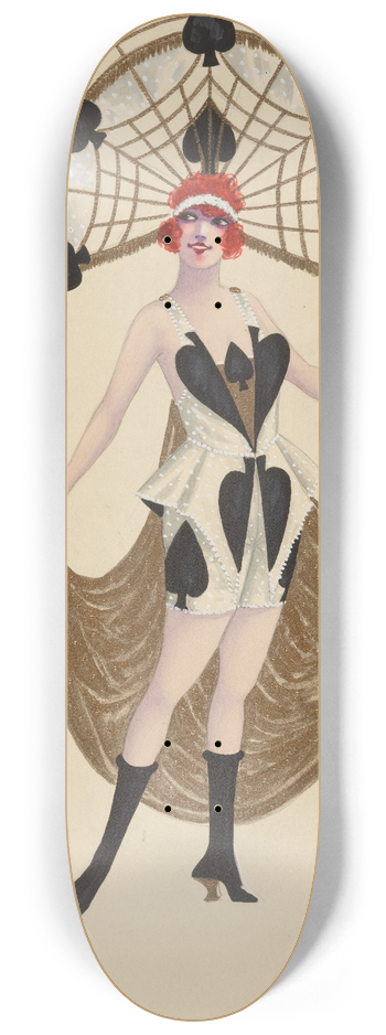 Will R. Barnes - 82-Spades 8.25 inch art skate deck