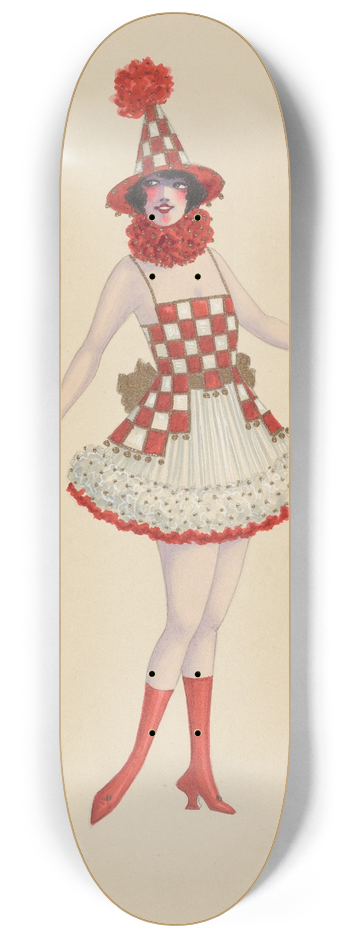 Will R. Barnes - 85-Checkboards 8.25 inch art skate deck