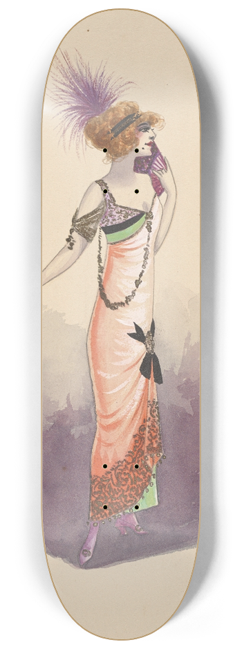 Will R. Barnes - 8th Folies Girl-Act I 8.25 inch art skate deck