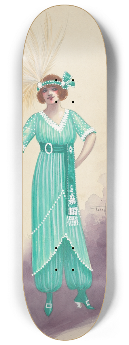 Will R. Barnes - Act II-Bossy 8.25 inch art skate deck