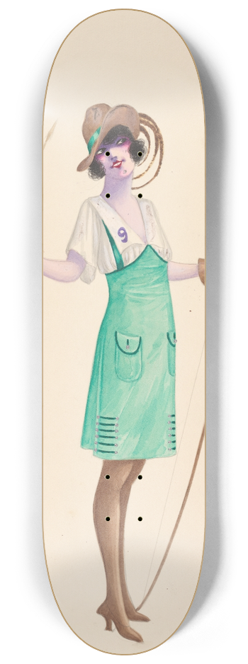 Will R. Barnes - Archer, 13 8.25 inch art skate deck