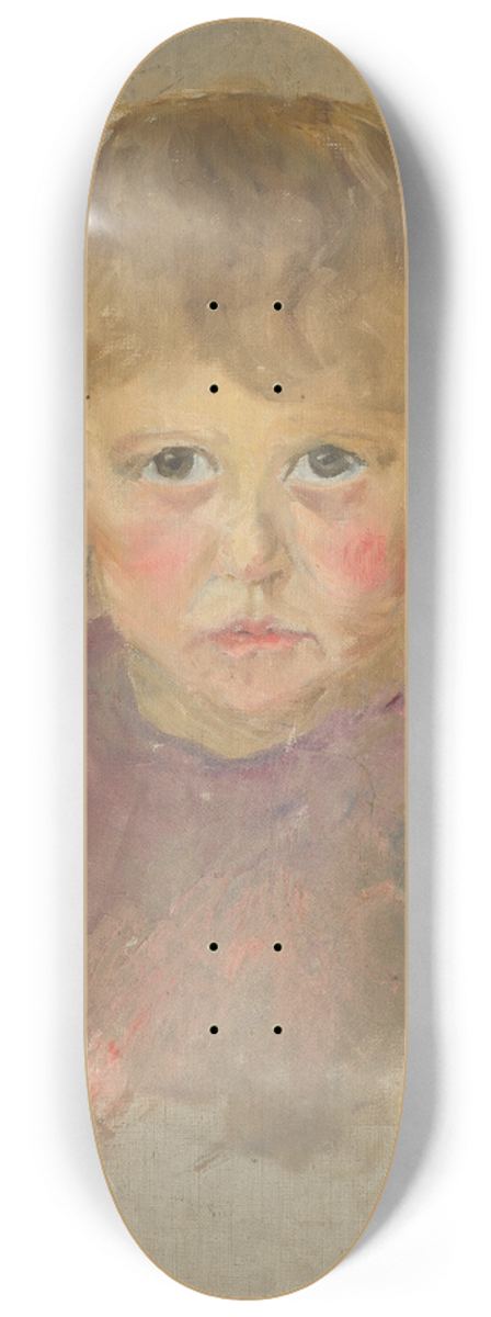 Aurel Ballo - Head Study of a Woman 8.25 inch art skate deck