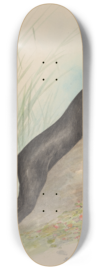 Will R. Barnes - Black Panther-Man 8.25 inch art skate deck