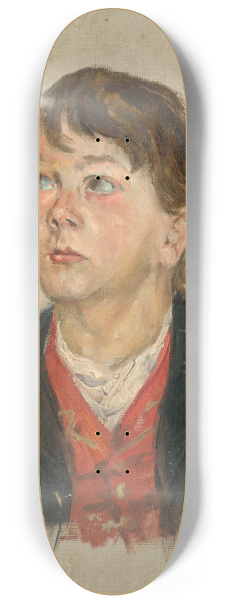 Aurel Ballo - Head Study of a Woman in Three-Quarter Profile 8.25 inch art skate deck