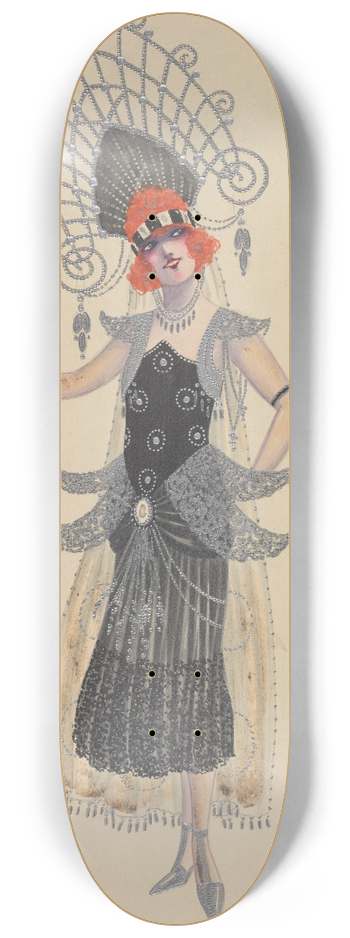 Will R. Barnes - Court Lady 8.25 inch art skate deck
